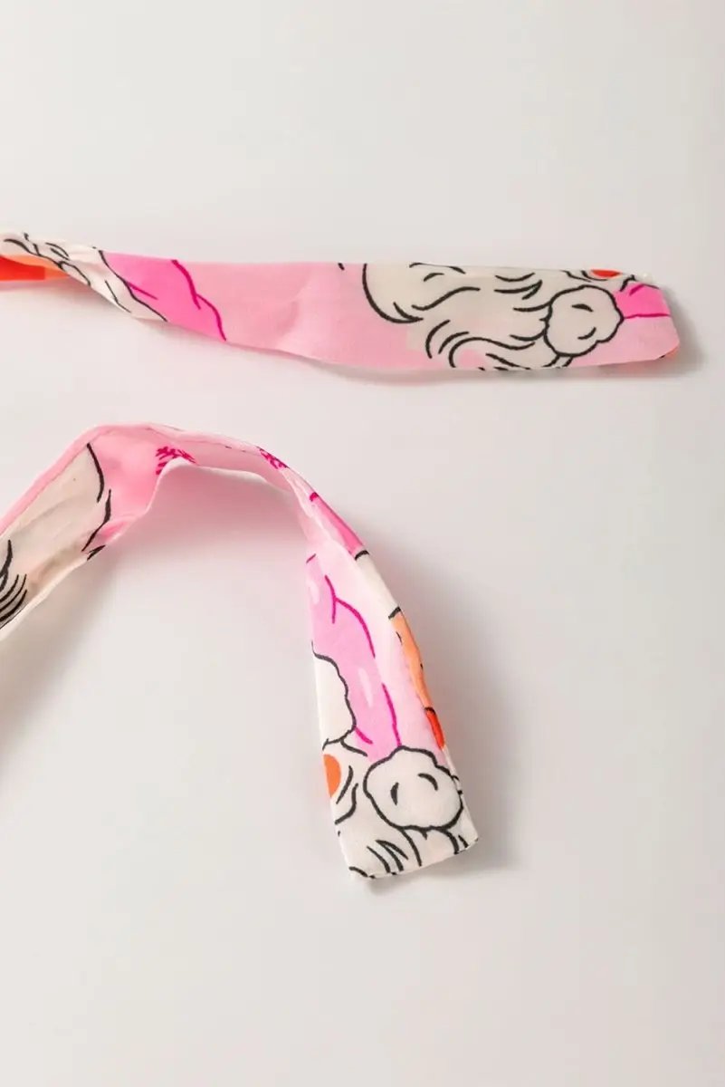 Pink Santa Claus Snowflake Long Sleeve Shirt Christmas Pajama Set - Love Salve